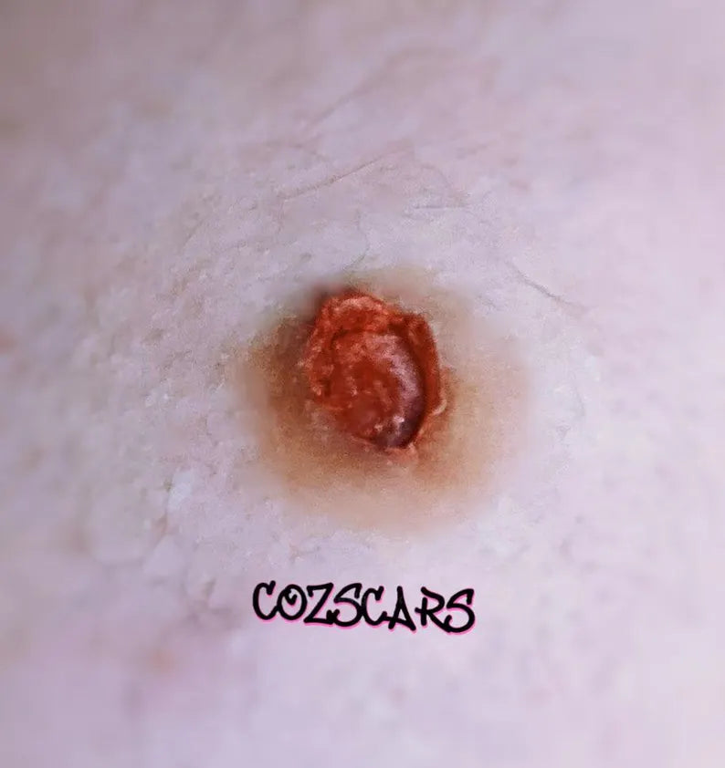 3D Gunshot Wound FX, Cosplay Costume, 10pc reusable glue on GSW scenario training & more
