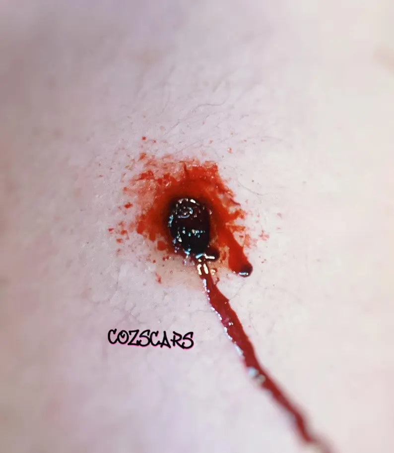 Realistic Gunshot Wound FX Makeup: 10 Pack, Cosplay & Training